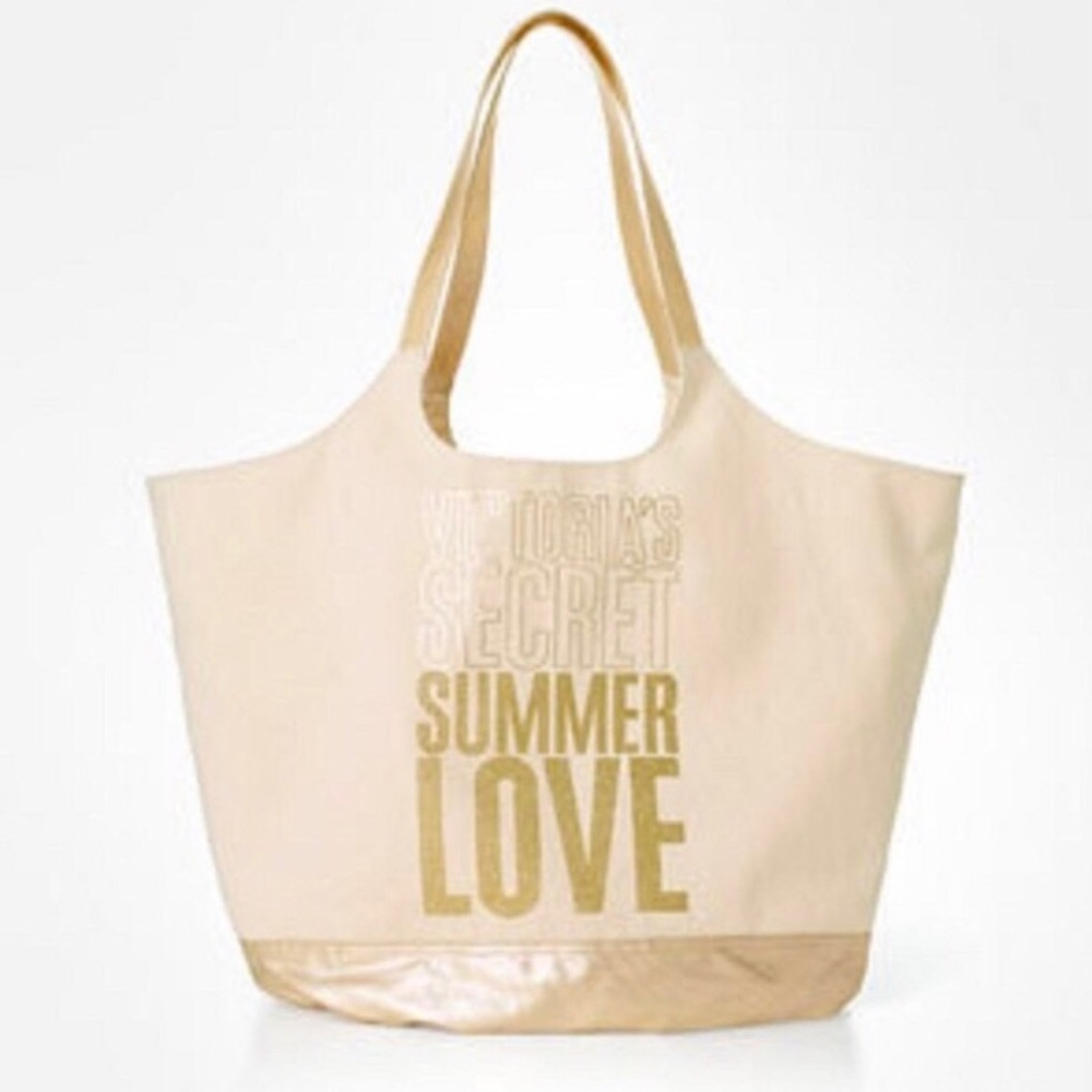 Victoria Secrets summer love canvas tote